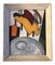 Modernes abstraktes Stillleben, 1970er, Gemälde auf Leinwand, gerahmt 1