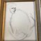 Female Portrait, 1970s, Charcoal Drawing, Framed 2