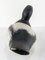 Mid 20th Century Carved Wooden Black & White Duck Decoy 3