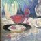 Impressionistische Tisch-Stillleben Pastellzeichnung, 1970er, Papier 2