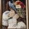 After Renoir Dallas, Untitled, Hand Done Needlepoint, Framed 2