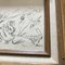 Ralph Nelson, Abstract Surreal Composition, Ink Drawing, 1950s, Framed 2