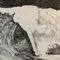 Abstract Horses as Waves Seascape, anni '80, Litografia su carta, Immagine 2