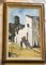 Modernist European Village Scene, 1970s, Painting on Canvas, Framed, Image 5