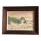 Paisaje de dunas de arena, años 50, Acuarela sobre papel, Enmarcado, Imagen 1