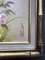 Chinese Floral with Bird Painting, 1970s, Paint & Wood & Bamboo & Canvas & Linen, Framed 2