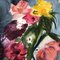 Bodegón con flores, años 70, Acuarela sobre papel, Imagen 3