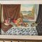Zimmer mit Aussicht, 1960er, Gemälde auf Leinwand, gerahmt 2