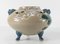 Japanese Chinoiserie Floral Tripod Censer 2