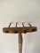 Early 20th Century Wooden Rake on Custom Wall Mount 8