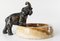 Austrian Viennese Bronze Elephant and Brown Onyx Ashtray, Image 11