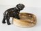 Austrian Viennese Bronze Elephant and Brown Onyx Ashtray, Image 2