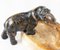 Posacenere viennese elefante in bronzo e onice marrone, Immagine 7