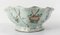 Chinese Famille Rose Celadon Lobed Bowl 9