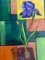 Dipinto originale Iris Abstract, anni '70, Paint, Immagine 3