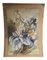 Acquerello floreale, anni '50, Acquerello su cartone, con cornice, Immagine 1