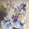 Acquerello floreale, anni '50, Acquerello su cartone, con cornice, Immagine 2