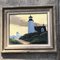 Lighthouse, 1970s, Painting, Framed 7