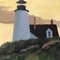 Lighthouse, 1970s, Painting, Framed 3