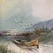 Seascape, 1950s, Paint on Linen, Framed, Image 3