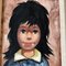Big Eyed Girl, 1960s, Painting on Canvas, Framed 2