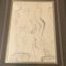 Abstract Nude Study, 1950s, Charcoal on Paper, Framed, Image 2