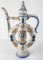 French Majolica Faience Puzzle Jug, Image 2