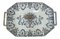 18th Century French Cashmire Palette Faience Platter 1