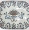 18th Century French Cashmire Palette Faience Platter 3
