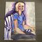 Courtney Barring, Female Portrait As Alice Neel, 2000s, Painting on Canvas, Image 6