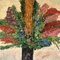 Bodegón floral abstracto, años 60, pintura sobre lienzo, enmarcado, Imagen 2