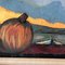 Paysage Abstrait avec Citrouille et Personnage, 1950s, Peinture sur Toile, Encadré 2