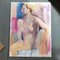 Desnudo femenino original, años 70, Acuarela sobre papel, Imagen 5