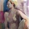 Desnudo femenino original, años 70, Acuarela sobre papel, Imagen 2