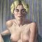 Desnudo femenino, dibujo al pastel, años 70, Imagen 2