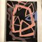 Robert Cooke, Abstraktes Porträt, Pastellzeichnung, 1980er 5