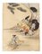 Pannello in seta ricamata giapponese, Immagine 1