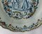 French Faience Polychrome Repaired Charger, Image 4