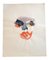 Rostro abstracto de acuarela, años 70, Acuarela sobre papel, Imagen 1