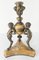 Italian Grand Tour Neoclassical Bronze & Alabaster Candlestick, Image 3