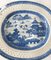 Chinese Export Chinoiserie Blue and White Basket and Tray, Set of 2, Image 7