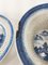 Chinese Export Chinoiserie Blue and White Basket and Tray, Set of 2 9