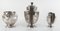 Antique Art Deco Silverplate and Rosewood Tea Set from Christofle, Set of 3 3