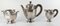 Juego de té Art Déco antiguo de plata y palisandro de Christofle. Juego de 3, Imagen 4