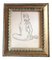 Art Deco Female Nude, 20th Century, Charcoal on Paper, 1930s, Framed 1
