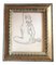 Art Deco Female Nude, 20th Century, Charcoal on Paper, 1930s, Framed, Image 1