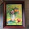 Still Life with Fruit & Flowers, 1970s, Painting on Canvas, Framed 7
