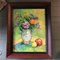 Still Life with Fruit & Flowers, 1970s, Painting on Canvas, Framed, Image 7