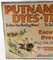 19th Century Countertop Advertising Display for Putnam Dyes-Tints 3