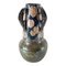 Tschechische Amphoren-Kunstkeramik-Vase im Jugendstil, frühes 20. Jh. 1